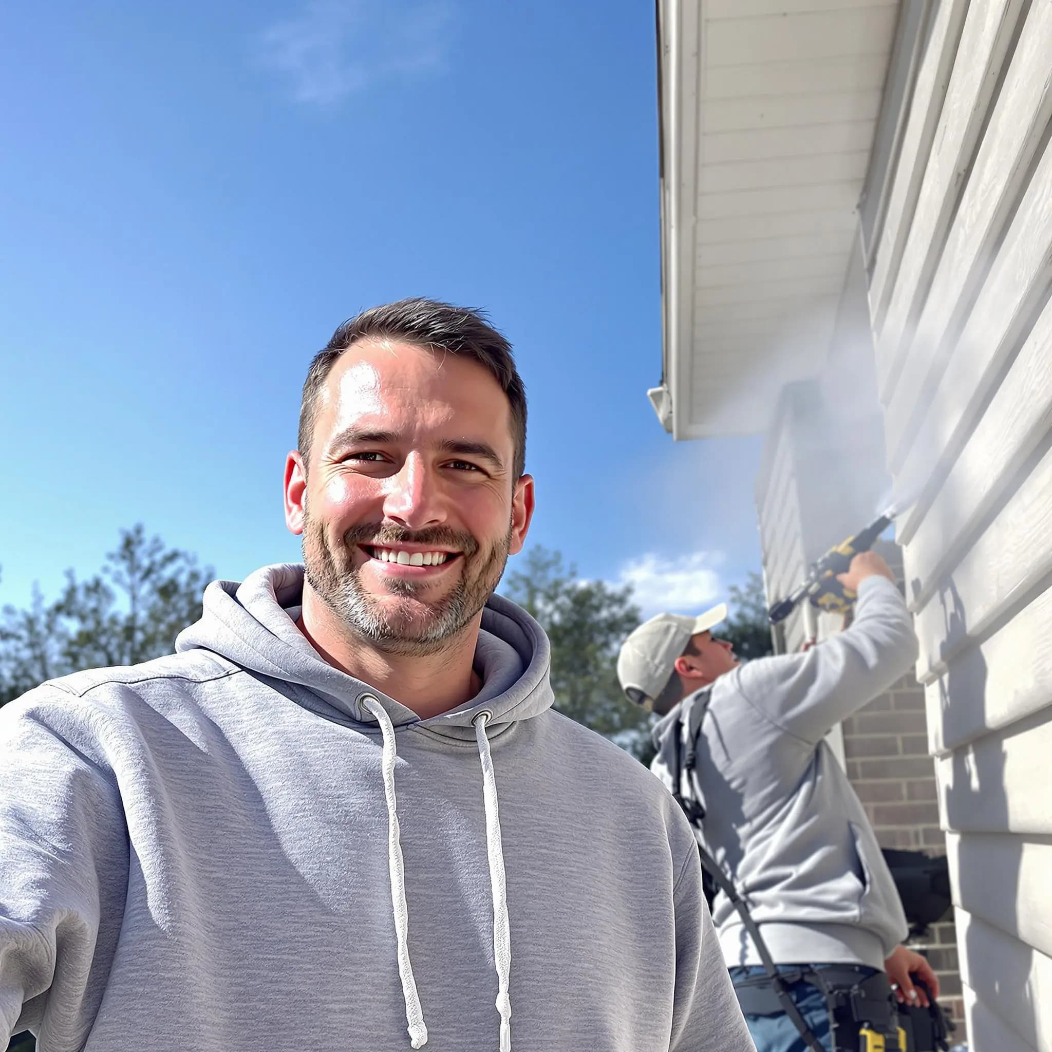 The Beachwood Power Washing team.