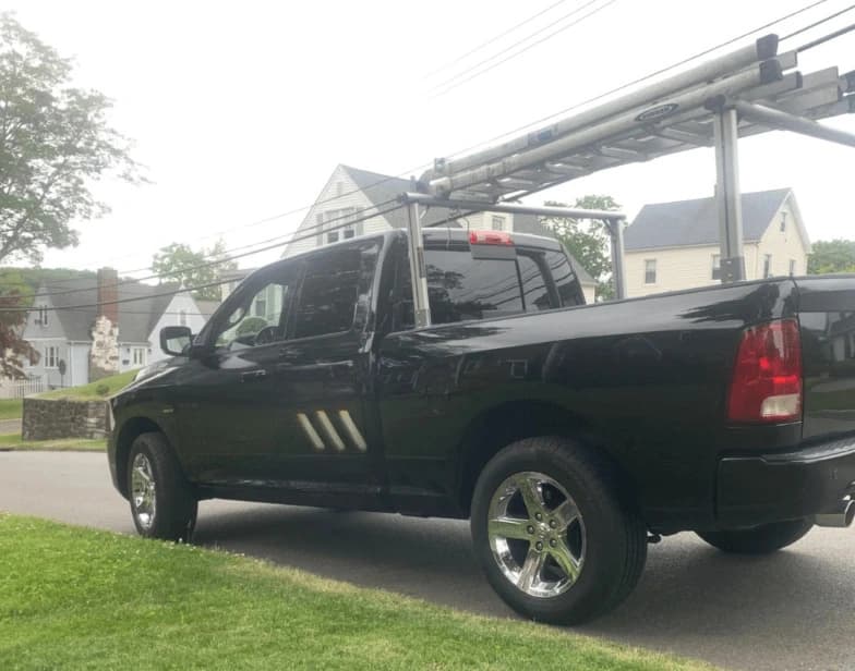 Fleet vehicle cleaning service being performed by Beachwood Power Washing in Beachwood